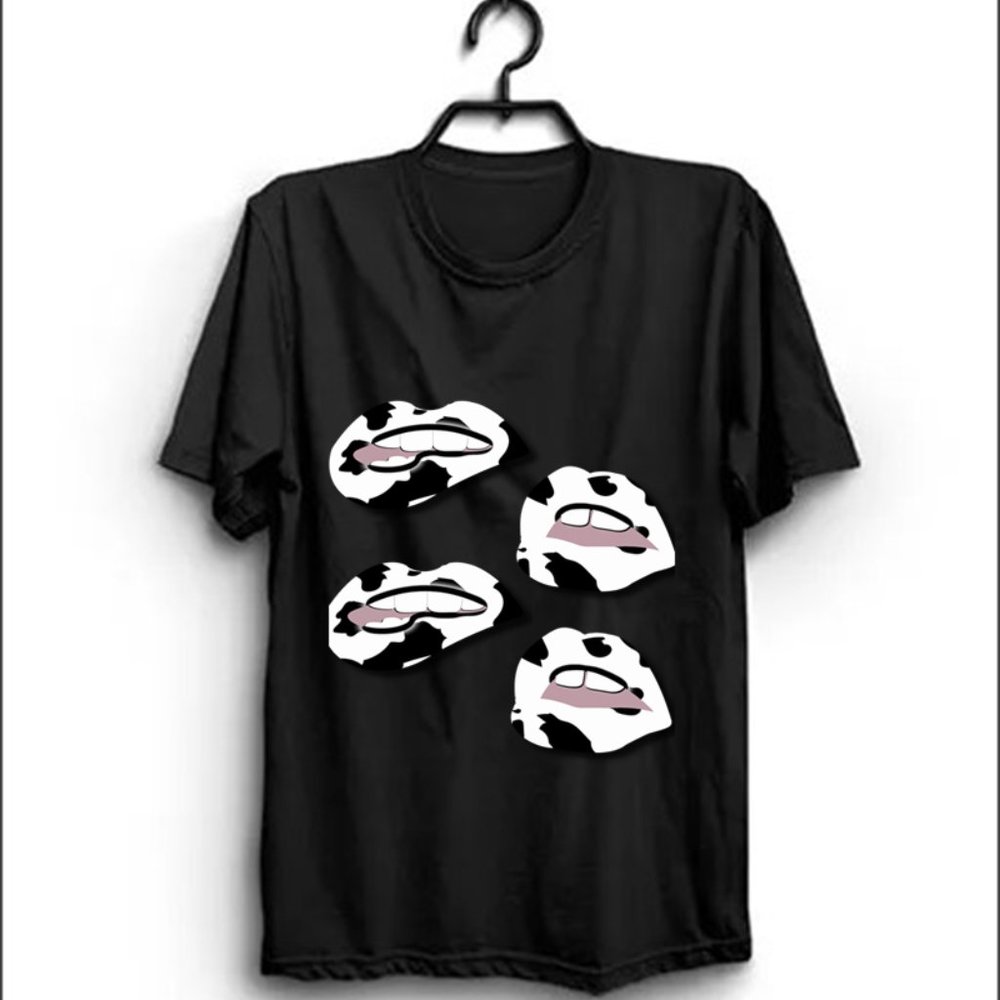 Cow Print Aesthetic Animal Print Patterns Sticker, The Rolling Stones Essential